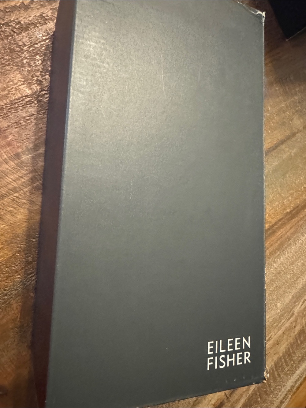 Eileen Fisher Black Erika Leather Crisscross Thong Sandal 11M New in box - Picture 5 of 9